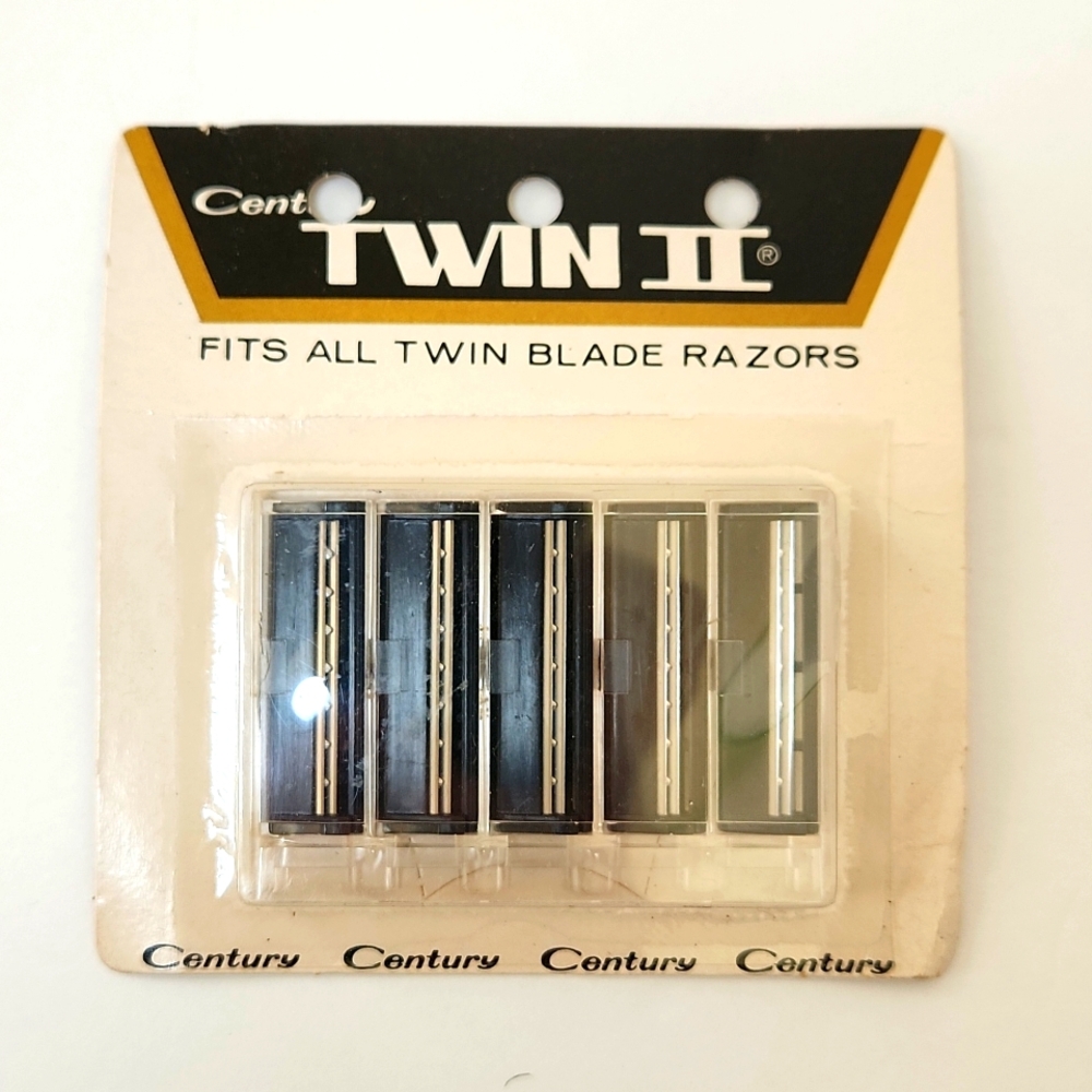 Vintage Century Twin II Razor Blades Shaving Grooming West Germany